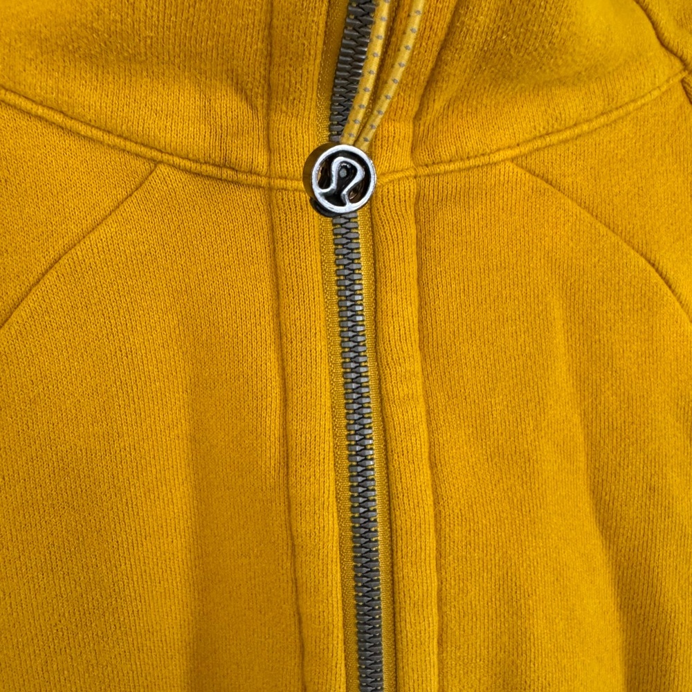 Lululemon Mustard Zip-Up Jacket